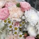 Волшебный букет «Bloom Room» с кустовыми розами и гортензией