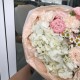 Волшебный букет «Bloom Room» с кустовыми розами и гортензией