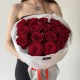 Шикарный букет bloom room с красными розами