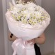 Букет весенний аромат  из хризантем и ромашек