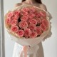 Нежный букет «bloom room» из 25 роз Софи Лорен ️