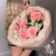 Нежная роза и альстромерии в букете Bloom Room