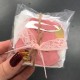 Корзина «M» с пионовидной кусотовой розой  + подарок от Vivienne Sabo — румяна MACARON