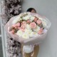 Нежный букет из кустовой розы и хризантемы Алтай ️