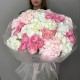 WOW букет с гортензий и кустовой розой BLOOM Room доставка Екатеринбург