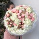 WOW букет из гортензии и кустовой розы
