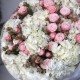 WOW букет из гортензии и кустовой розы