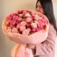 Шикарный монобукет из нежных пионовидных роз
