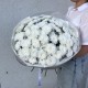 Роскошный букет «Bloom Room из пышных кустовых хризантем в дизайнерском оформлении