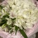 Букет пироженка  из гортензии и альстромерий