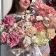 Дофаминовый букет с Французскими розами и Гортензиями «Bloom Room» доставка Екатеринбург