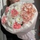Букет «Нежное пирожное» из диантусов, гортензии и хризантем