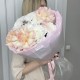 Авторский букет  « Нежная весна» из французских роз и хризантем