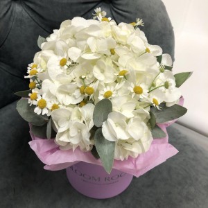 Милая коробочка с гортензией