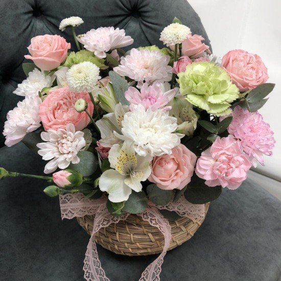Нежное Кашпо Лукошко Bloom Room