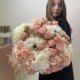 Авторская сборка для Любимой из гортензий, пион розы и кустовой хризантемы