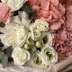 Авторский букет BLOOM ROOM с белоснежными французскими розами