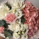 Авторский букет BLOOM ROOM с белоснежными французскими розами