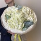 Летний букет   из гортензии и ромашки