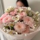 Весенний букет с альстромерией и хризантемой️