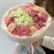 Букет «Bloom room» с гортензией, кустовой пионовидной розой и диантусом