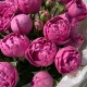 Букет «Bloom room» из яркой кустовой пионовидной розы