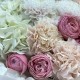 Неповторимый букет с дианиусом, кустовой пионовидной розы и гортензией