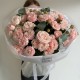 Монобукет "Нежная волна" Bloom Room: кустовая пионовидная роза