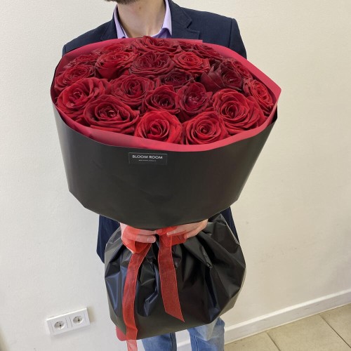 Монобукет " ️  21 роза" Bloom Room: роза