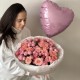 Нежный букет из кустовых пион.роз и одноголовых роз 29 шт