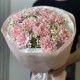 Нежный букет   из диантуса и ромашки