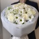 Весенний букет     из ромашки, альстромерии и розы