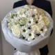 Весенний букет     из ромашки, альстромерии и розы