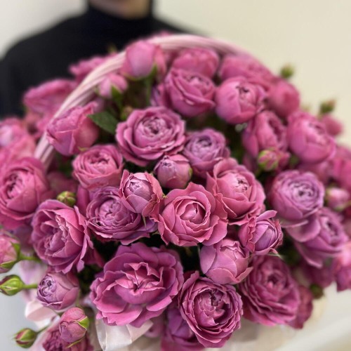WOW Корзина Bloom Room Большой выбор в профиле магазина» кустовая пион Роза Мадам бомбастик