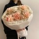 Персиковый букет из ажурных роз️ Bloom room: большой выбор букетов в профиле магазина