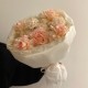 Персиковый букет из ажурных роз️ Bloom room: большой выбор букетов в профиле магазина