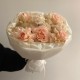 Персиковый букет из ажурных роз️ Bloom room: большой выбор букетов в профиле магазина