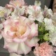 Воздушная композиция с французской розой диантусами и