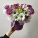 Дофаминовый букет в шляпной коробке  Bloom room: большой выбор букетов в профиле магазина