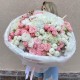 Большой WOW-букет «Bloom room»  Пионовидная Роза, гортензия, хризантема