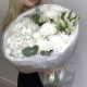 Букет «Чистая любовь»  Bloom room, гортензия, хризантема, альстромерия, эвкалипт