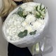 Букет «Чистая любовь»  Bloom room, гортензия, хризантема, альстромерия, эвкалипт