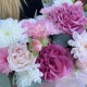 ️ Композиция с пионовидной розой и хризантемами